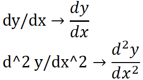 Derivatives in Onenote Equation Editor